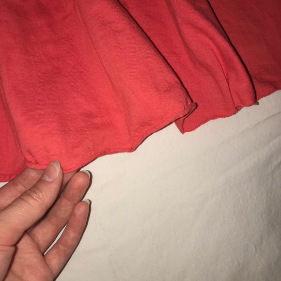 Coral Cotton Skirt - Picture 4 of 6